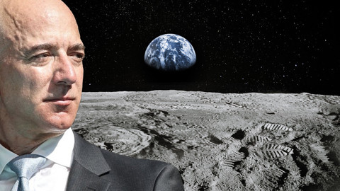 Jeff Bezos’tan Ay Yarışı İçin Net Mesaj! ‘Çin’den Önce Ulaşacağımıza İnanıyorum’