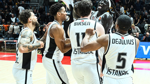 Beşiktaş'tan EuroLeague'de Tarihi Geri Dönüş: 13 Sayı Geriden Gelip Maçı Kazandı