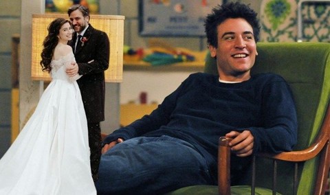 How I Met Your Mother dizisinin "Ted"i Josh Radnor, dünyaevine girdi