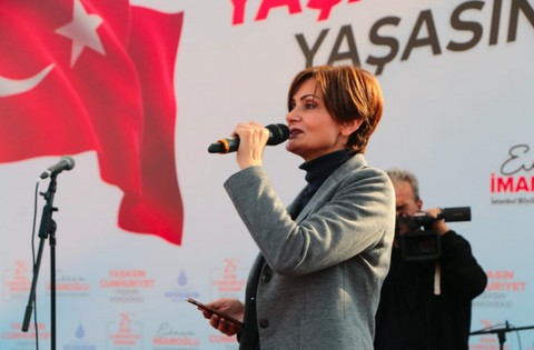 CHP İstanbul İl Başkanı Canan Kaftancıoğlu, Bakırköy'de konuştu