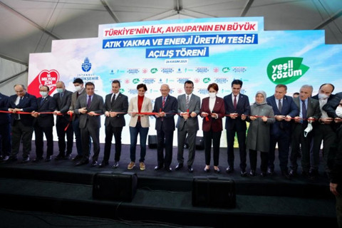 İmamoğlu, Avrupa'nın en büyük 'Atık Yakma ve Enerji Üretim Tesisi'ni açtı: 1 milyon 400 bin kişinin elektriği karşılanacak