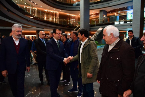 Ekrem İmamoğlu'ndan AKP'li Galip Ensarioğlu'na geçmiş olsun ziyareti
