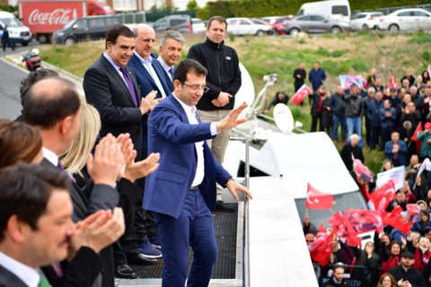 Kılıçdaroğlu ve Ekrem İmamoğlu Beylikdüzü'nde
