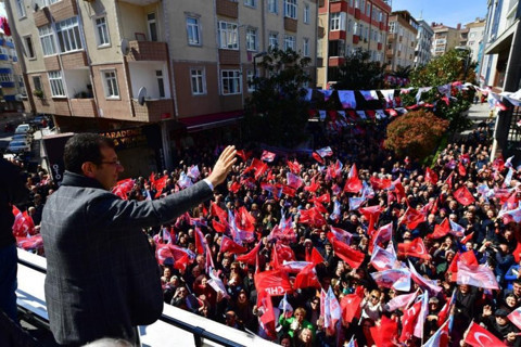 Ekrem İmamoğlu Güngören'de
