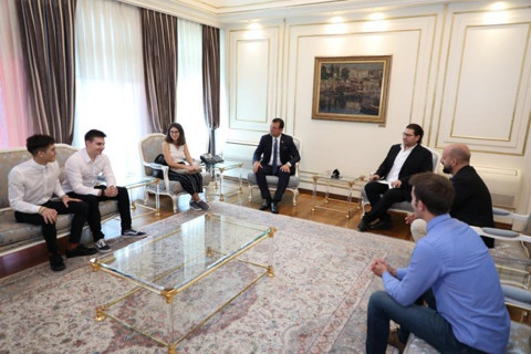 Arif Sağ'dan Ekrem İmamoğlu’na ziyaret