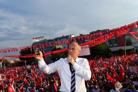 Muharrem İnce'nin Ankara Tandoğan Mitingi'nden kareler