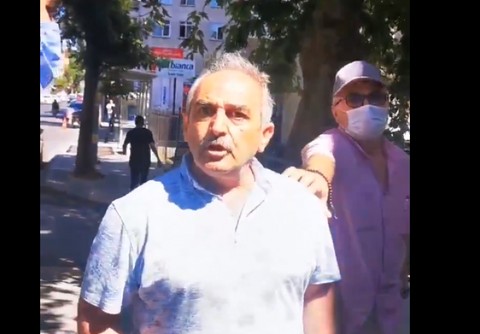 Skandal görüntüler! Bir kadın şort giydiği için sözlü saldırıya uğradı: İşte o anlar