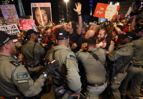 Tel Aviv ve Kudüs’te hükümet karşıtı protesto: Çok sayıda kişi gözaltına alındı