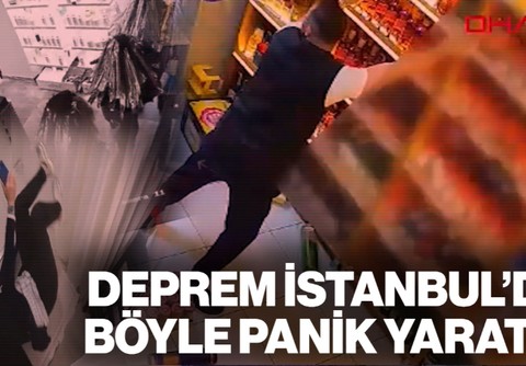 Deprem İstanbul'da Böyle Panik Yarattı: Kimisi Yerinden Zıpladı, Kimi Dükkanını Bırakıp Çıkamadı