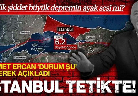 İstanbul'daki 6.2’lik Şiddet Büyük Depreminin Ayak Sesi mi? Prof. Dr. Ahmet Ercan’dan Kritik Açıklama