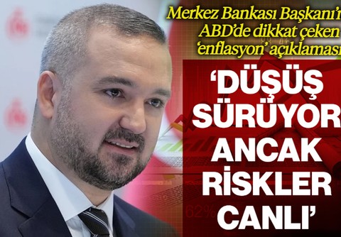 Merkez Bankası Başkanı Karahan'dan ABD'de Dikkat Çeken 'Enflasyon' Sunumu: 'Düşüş Sürüyor Ancak Riskler Canlı'