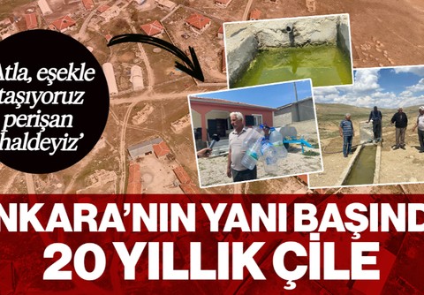 Ankara'nın Yanı Başında 20 Yıllık Çile! Mahalleli İsyan Etti: 'Atla Eşekle Taşıyoruz Perişanız'