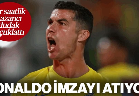 Cristiano Ronaldo Yeni İmzayı Atıyor: Bir Saatlik Kazancı Dudak Uçuklattı