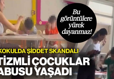 Bu Görüntülere Yürek Dayanmaz! İlkokulda Şiddet Skandalı: Vicdansız Öğretmen, Otizmli Çocuklara Kabusu Yaşattı