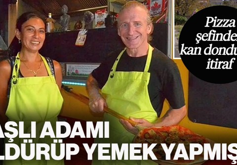 Pizza Şefi Kan Donduran Cinayeti İtiraf Etti! Yaşlı Adamı Öldürüp Yemek Yapmış