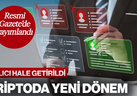 Kriptoda Yeni Dönem! Resmi Gazete'de Yayımlandı, Kalıcı Hale Getirildi
