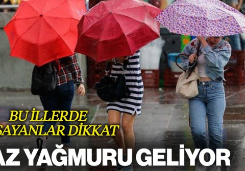 Meteoroloji Tek Tek Uyardı... Bu İllerde Yaşayanlar Dikkat! Yaz Yağmuru Geliyor