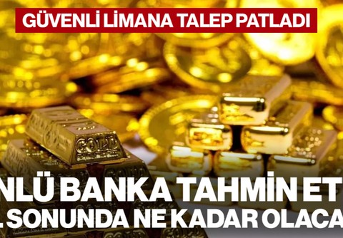 Güvenli Liman Altına Talep Patladı! Commerzbank Yıl Sonu Tahminlerini Revize Etti