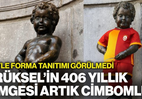 Böyle Forma Tanıtımı Görülmedi: Brüksel'in 406 Yıllık Simgesi Artık Galatasaraylı