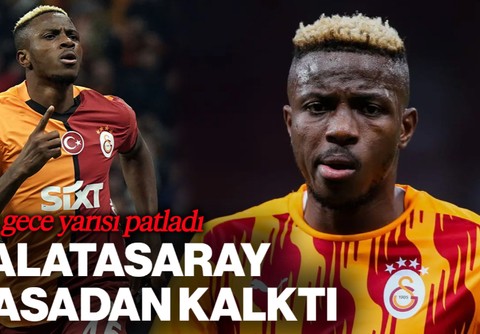 'Osimhen' Krizi Gece Yarısı Patladı! Napoli'ye Rest! Galatasaray Masadan Kalktı