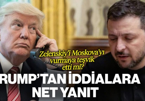 Zelenskiy’i Moskova'yı Vurmaya Teşvik Etti mi? Trump'tan İddialara Net Yanıt