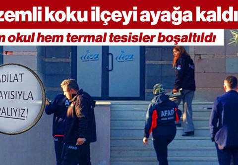 Gaz Alarmı! Hem Okul Hem Termal Tesisler Boşaltıldı