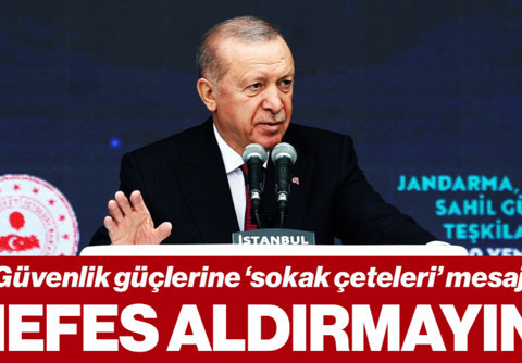 Güvenlik Güçlerine 9200 Yeni Araç! Cumhurbaşkanı Erdoğan'dan Kritik 'Sokak Çeteleri' Mesajı