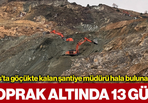 Toprak Altında 13 Gün! Sivas'ta Maden Ocağında Göçük Altında Kalan Şantiye Müdürü Hala Bulunamadı