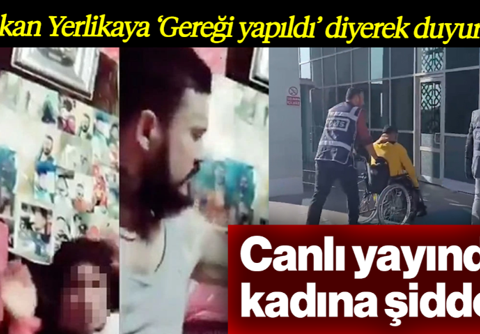 Canlı Yayında Kadına Şiddet! Bakan Yerlikaya 'Gereği Yapıldı' Diyerek Duyurdu