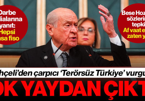 Bahçeli’den Çarpıcı ‘Terörsüz Türkiye’ Vurgusu: 'Ok Yaydan Çıkmıştır. Gemiler Yakılmıştır'