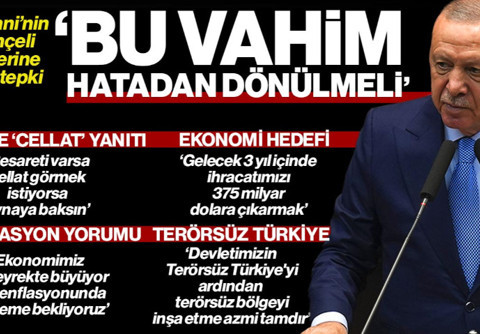 Cumhurbaşkanı Erdoğan'dan Barzani'nin 'Bahçeli' Açıklamasına Tepki