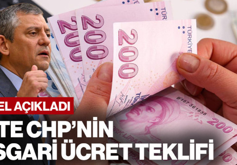 Özgür Özel Asgari Ücret Teklifini Açıkladı! 'Bunun Altı Olmaz'