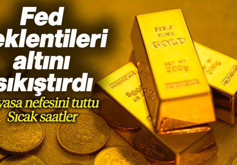 Piyasa Nefesini Tuttu: Fed Beklentileri Altını Sıkıştırdı: Gözler Kritik Seviyelerde