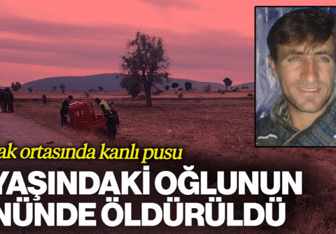 Sokak Ortasında Kanlı Pusu! 7 Yaşındakinin Oğlunun Önünde Öldürüldü
