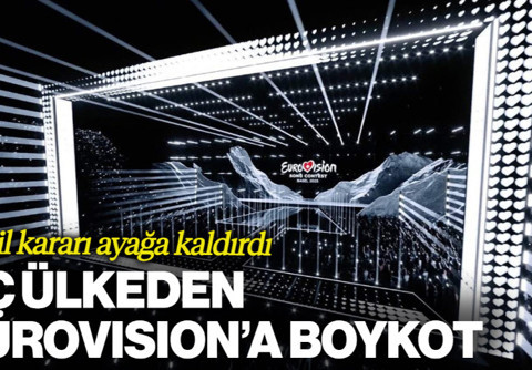 Üç Ülkeden Eurovision’a Boykot! İsrail Kararı Ayağa Kaldırdı