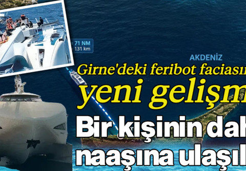 Girne'deki Feribot Faciasında Bir Kişinin Daha Naaşına Ulaşıldı: Ölü Sayısı 15 Oldu
