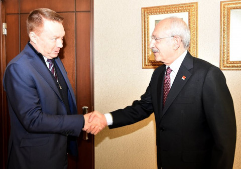 CHP lideri Kılıçdaroğlu, Avustralya Büyükelçisi ile görüştü