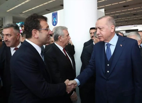 Ekrem İmamoğlu, Erdoğan görüşmesinden kareler