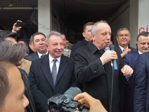 Muharrem İnce'den Salihli'ye Mazlum Nurlu'ya destek ziyareti