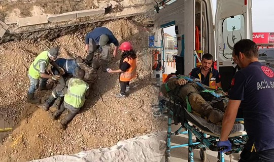 Bursa'da Altyapı Çalışmasında Göçük: 1 İşçi Ağır Yaralı