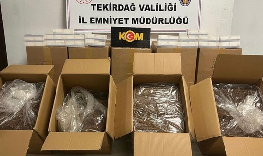 Tekirdağ’da Ele Geçirildi! Tam Yarım Ton...