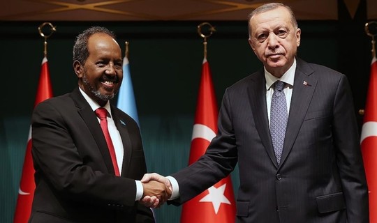 Cumhurbaşkanı Erdoğan, Somali Cumhurbaşkanı Mahmud ile Görüştü