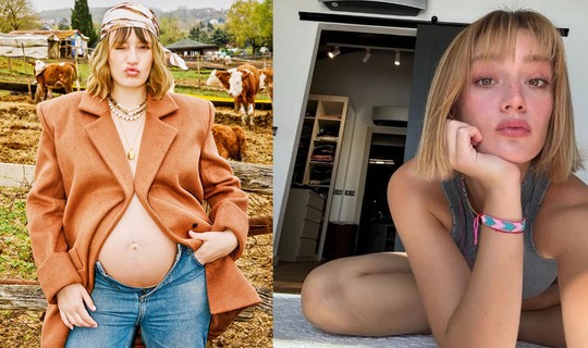 Gizem Karaca'dan Bebeğiyle İlk Kare!