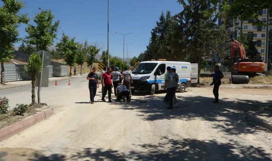 Malatya'da Altyapı Çalışmasında Doğalgaz Borusu Patladı