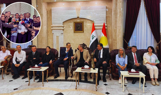 Terör Örgütü PKK Silah Bırakacak: DEM Parti Heyeti Süleymaniye'de! Resmi Törenle Karşılandılar