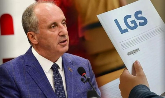 Muharrem İnce’den LGS Sonuçları Sonrası Dikkat Çeken Öneri
