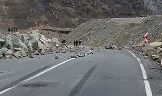 Artvin-Şavşat Kara Yolunda Korku Dolu Anlar