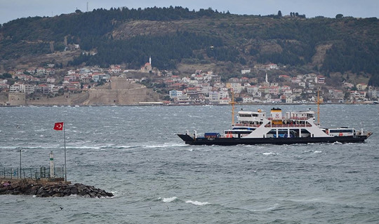 Çanakkale'de Feribot Seferleri İptal