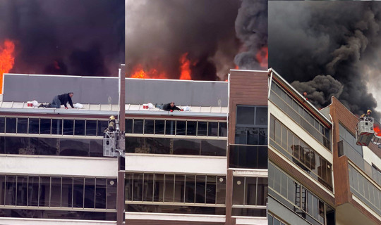 8 Katlı Apartmanda Can Pazarı: Alevlerin Arasından Böyle Kurtarıldı