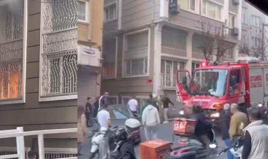 Şişli’de Yangın Paniği, Otelde Mahsur Kalanlar Kurtarıldı